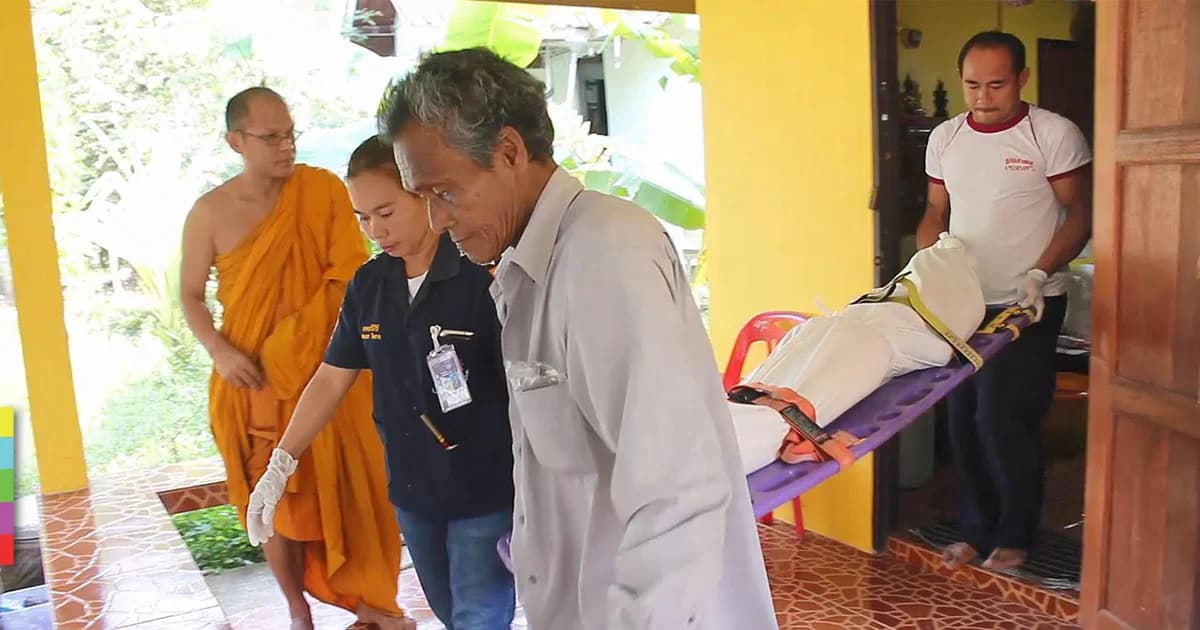 หลวงพี่ เครียด ! ผูกคอมรณภาพ หนีโรคมะเร็งระยะสุดท้าย