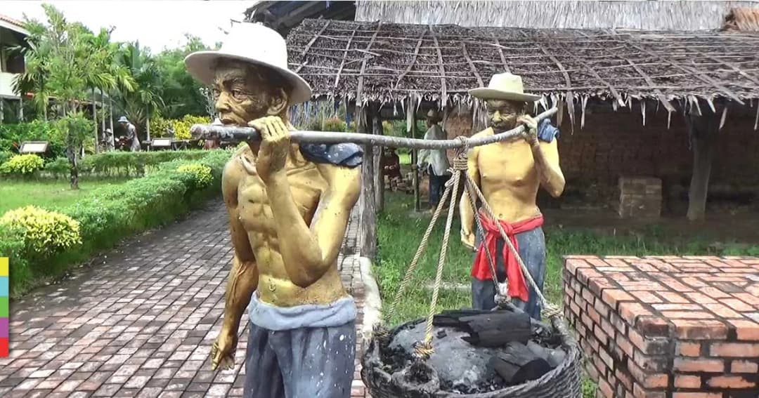 พิพิธภัณฑ์เตาถ่าน จ.ตรัง ปั้นหุ่นคนงานในอดีต เพื่อความสมจริง