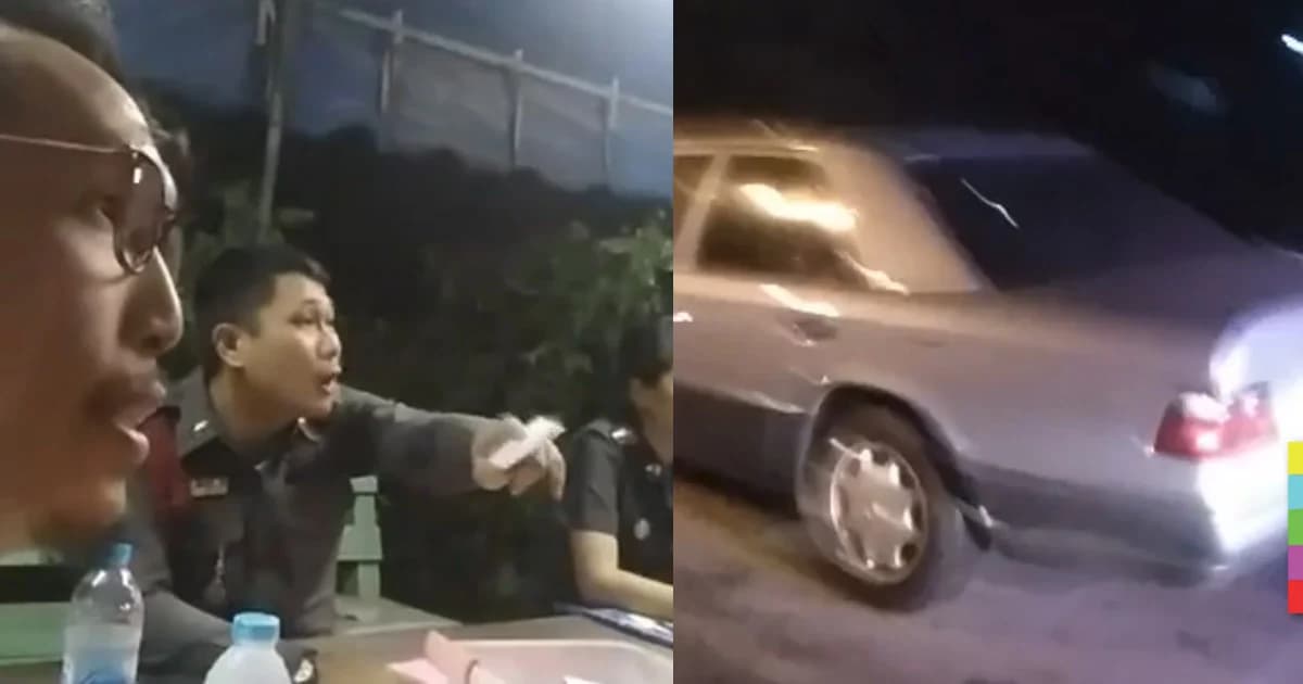 “หมู Muzu” งงหนัก ! ตร.บอกรถเบนซ์ของตนเสริมแหนบ