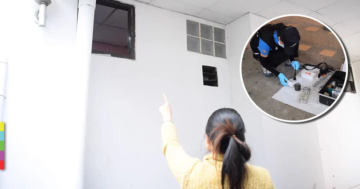 โจรมุดช่องระบายอากาศ ขโมยมือถือ-โน้ตบุ๊ก มูลค่ากว่า 2 แสน