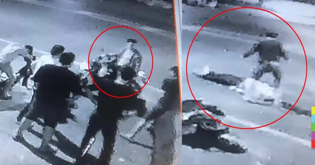 วงจรปิดเผย ! 6 โจ๋ รุมทำร้าย ‘อดีตสารวัตรกำนัน’ สลบเหมือดคาถนน