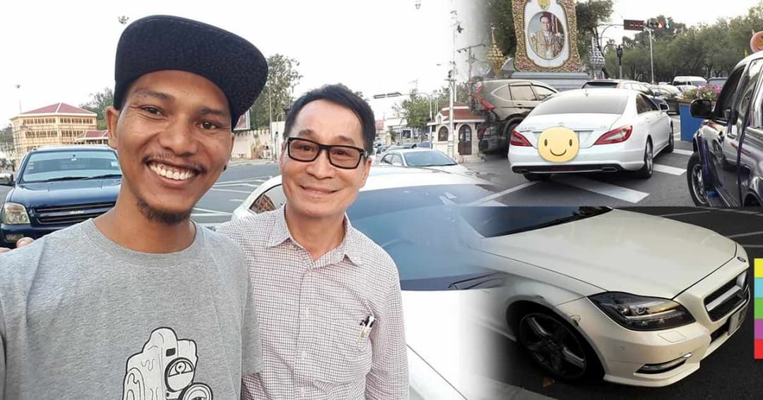 ชาวเน็ตเทใจให้ ‘ลุงขับเบนซ์ใจดี’ โดนชนแต่ยังยิ้มได้ แถมแนะข้อคิดดีๆ