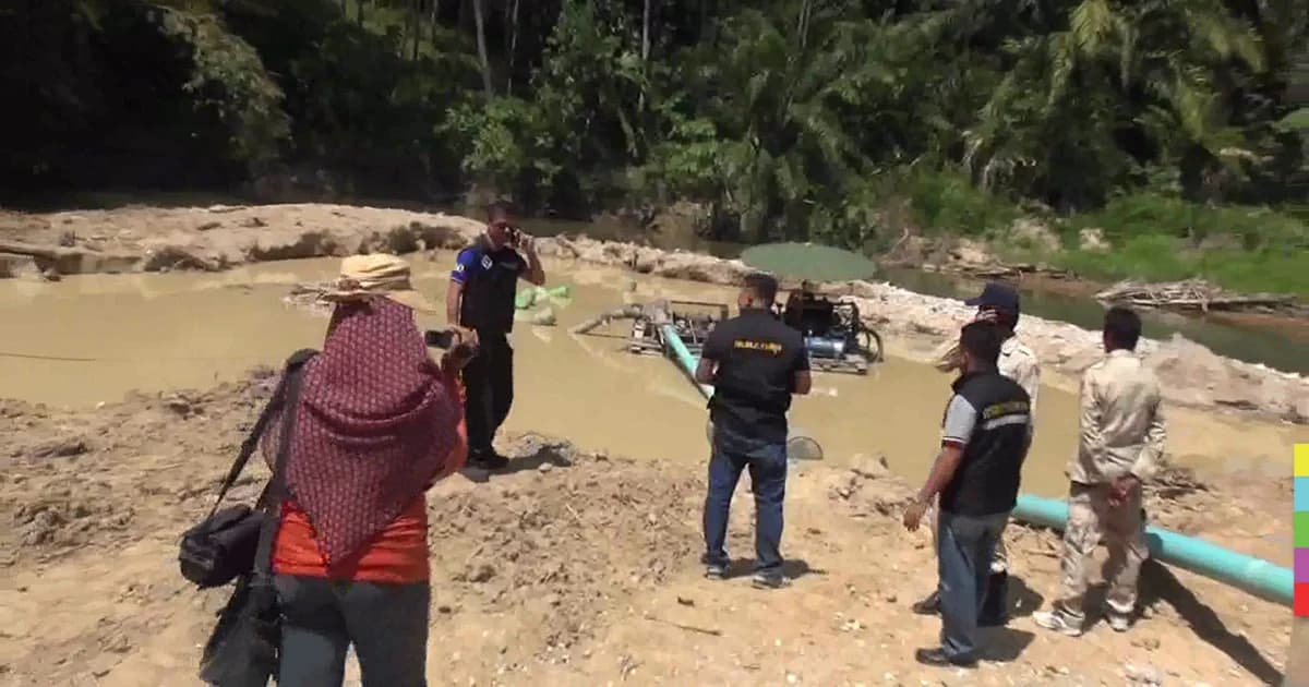 บุกจับ ‘บ่อตักดูดทราย’ 3 แห่ง พบผิดกฎหมาย