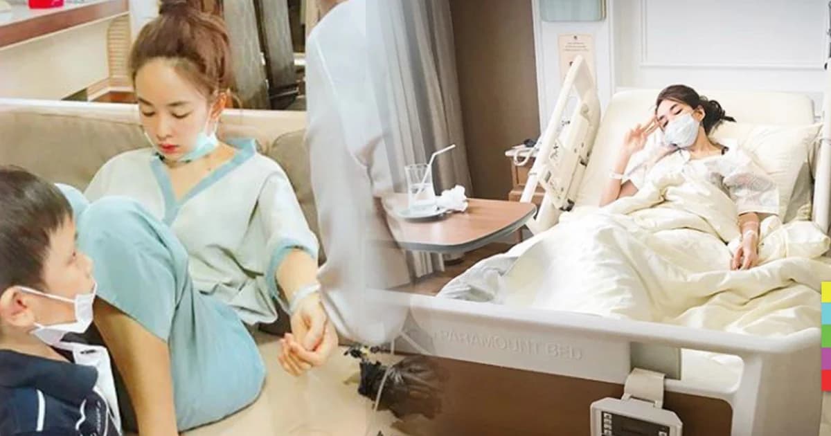 คุณแม่สุดสตรอง “เป้ย ปานวาด” โพสต์ ลูก 2 ต้องสู้ หลังแอดมิท รพ. มีน้องโปรดคอยดูแลไม่ห่าง