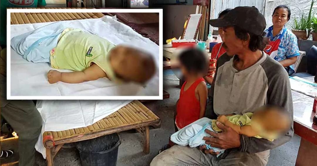 พ่อร่ำไห้ ! ไม่มีเงินพาไป รพ. ก่อนลูกน้อยวัย 4 เดือน สิ้นใจในอ้อมแขน