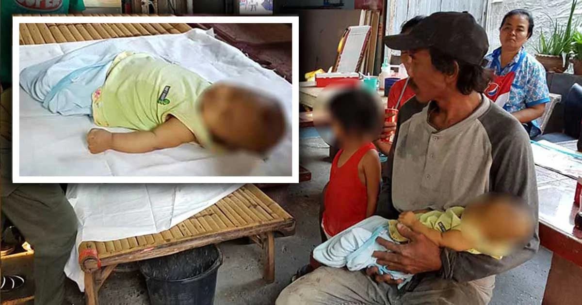 พ่อร่ำไห้ ! ไม่มีเงินพาไป รพ. ก่อนลูกน้อยวัย 4 เดือน สิ้นใจในอ้อมแขน