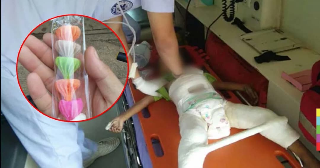 เศร้า ! เด็ก 2 ขวบ กิน ‘ขนมอาลัว’ ติดคอดับ ตร.สอบพ่อเลี้ยงมีพิรุธ