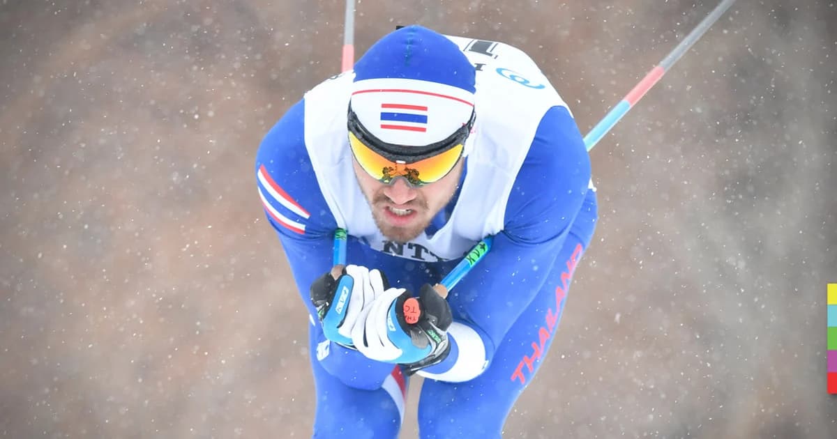 “มรรค จันเหลือง” ชวดเข้ารอบ 30 คนสุดท้าย สกีครอสคันทรี