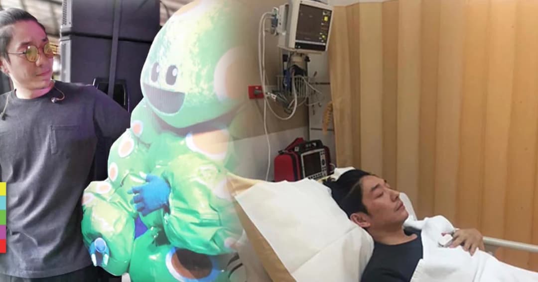 หน้ากากหนอนชาเขียว “บอย พีชเมกเกอร์” โหมงานจนไข้ขึ้น!