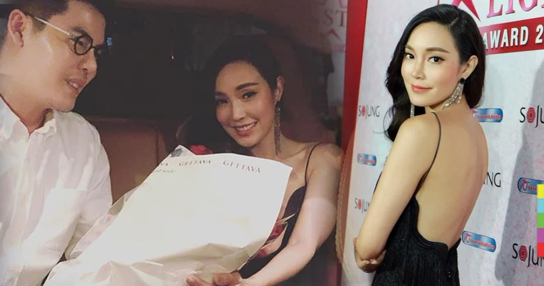 “เมย์ พิชญ์นาฏ” รับดอกไม้จากหนุ่ม ในวันวาเลนไทน์