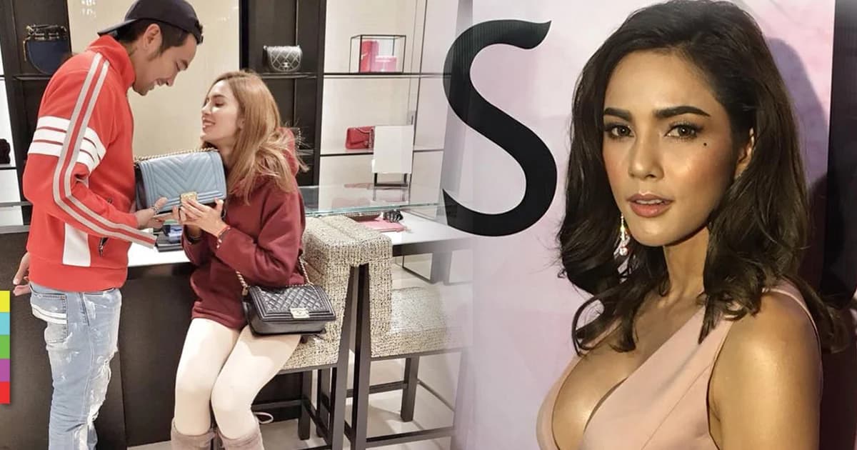 รักลงตัว! อุ้ม รอฤกษ์แต่ง บอล แลกกระเป๋าวันวาเลนไทน์