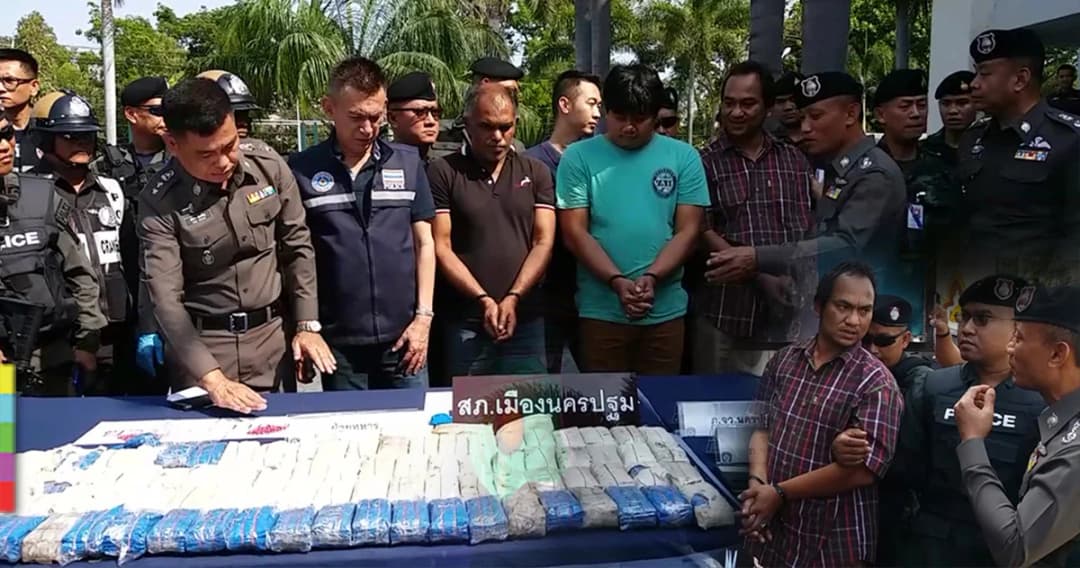 จับเครือข่ายยาบ้ารายใหญ่ ส่งภาคใต้กว่า 2 แสนเม็ด