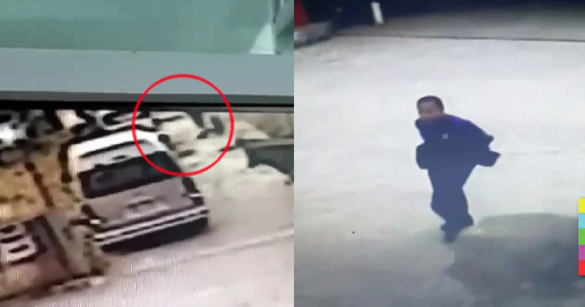 เปิดภาพ นาทีคนร้ายดักฆ่าปาดคอคนขับรถตู้ คาดปมแย่งที่จอดรถ