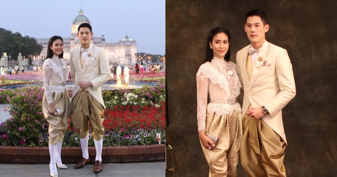 กันต์-จุ๋ย ตัวแทนศิลปินเวิร์คพอยท์ เชิญชวนแต่งชุดไทยเที่ยวงาน “อุ่นไอรักคลายความหนาว”