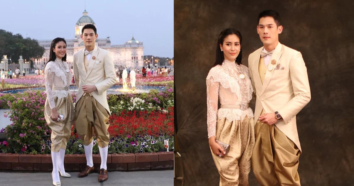 กันต์-จุ๋ย ตัวแทนศิลปินเวิร์คพอยท์ เชิญชวนแต่งชุดไทยเที่ยวงาน “อุ่นไอรักคลายความหนาว”