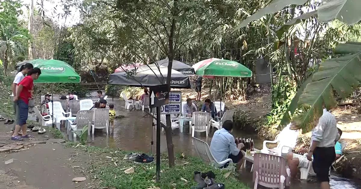 สั่งรื้อ ! ร้านอาหารกลางน้ำ รุกน้ำตกแม่สา จ.เชียงใหม่