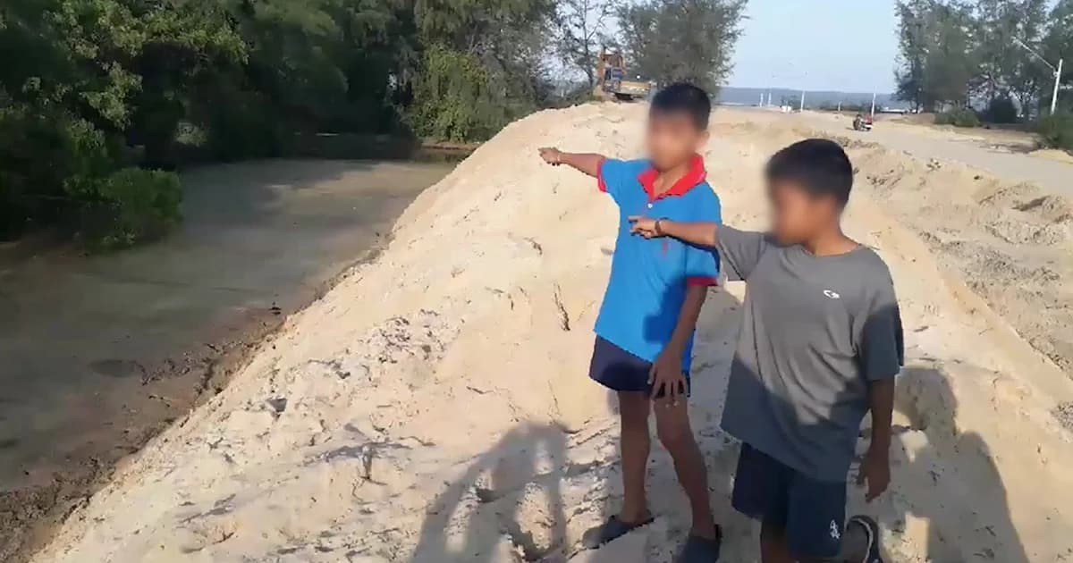 อุทาหรณ์ ! เด็ก 10 ขวบ ถูกทรายดูดจมน้ำดับ