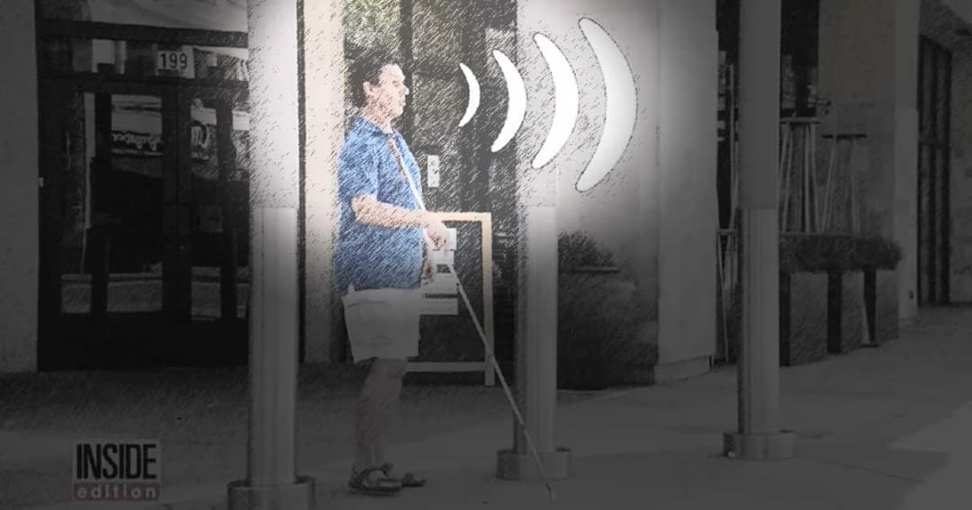 เสียงสะท้อนกลับจากการกระดกลิ้น ช่วยให้ผู้พิการทางสายตาปลอดภัยมากขึ้น