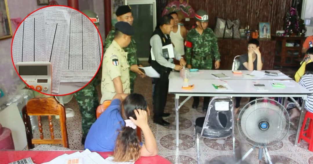 รวบ ‘เจ้ามือหวยใต้ดิน’ เปิดรับแทงไม่อั้น ยึดโพยเพียบ