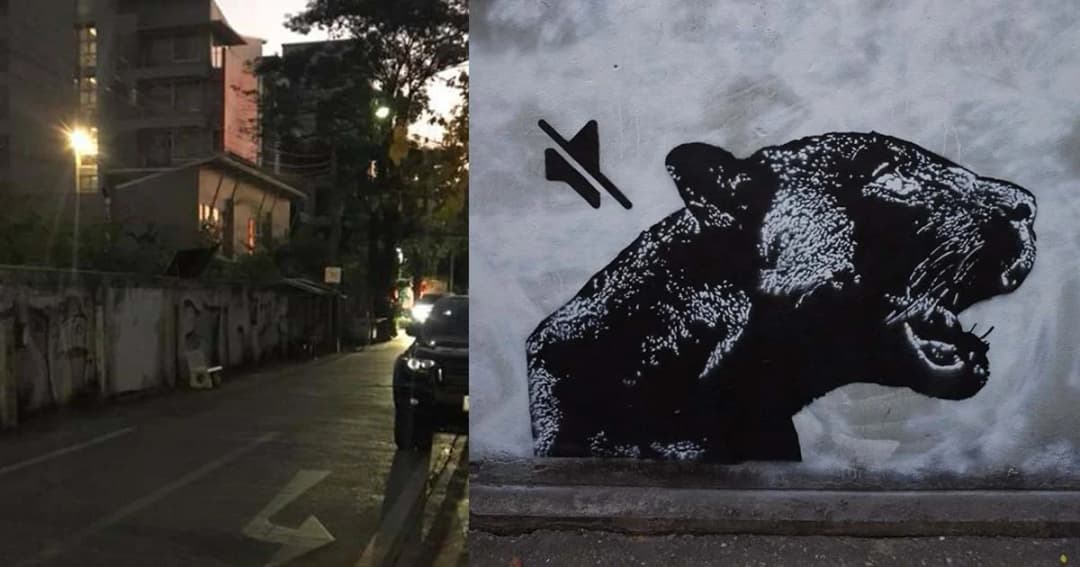 ลบแล้ว กราฟฟิตี้ ‘เสือดำถูกปิดเสียง’ ย่านสุขุมวิท