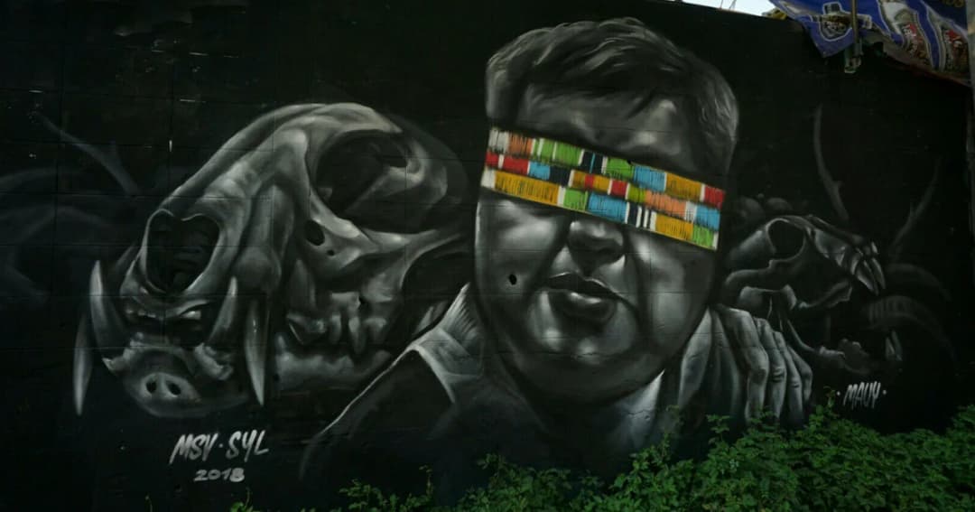 สุดเจ็บ ! กราฟิตี้ “เปรมชัย” มาใหม่ กับภาพคล้าย “แพรแถบ” คาดตา