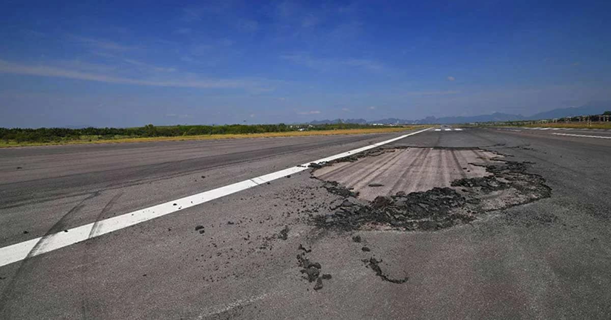 ปิดรันเวย์สนามบินกระบี่ ซ่อมรอยแตก นาน 1 สัปดาห์