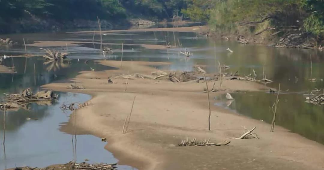 เกษตรกรเดือดร้อน ! แม่น้ำวังเริ่มแห้ง เสี่ยงข้าวโพดยืนต้นตาย