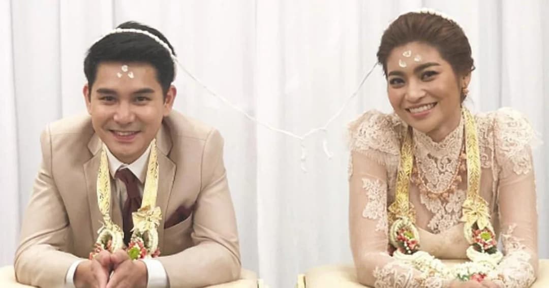 “อาร์ตี้” ฉลองแต่งงานเรียบง่าย กับ “ส้ม” สาวนอกวงการ