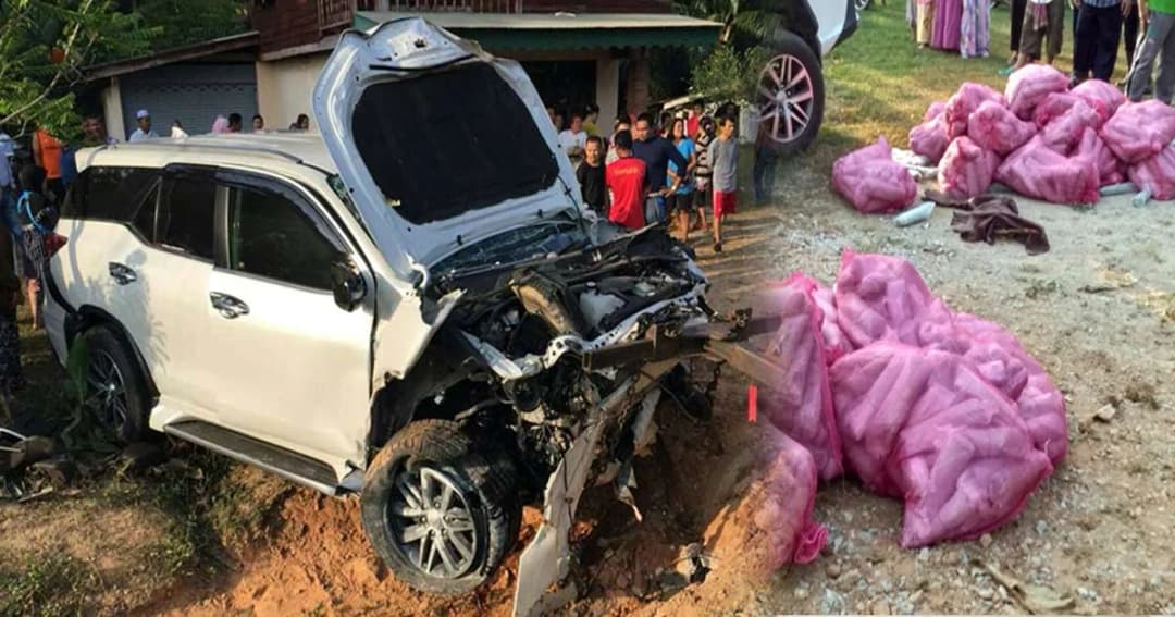 หนุ่มขนใบกระท่อม ซิ่งฟอร์จูนเนอร์ชนคนแก่ดับ คนขับเจ็บหนักสุดท้ายไม่รอด