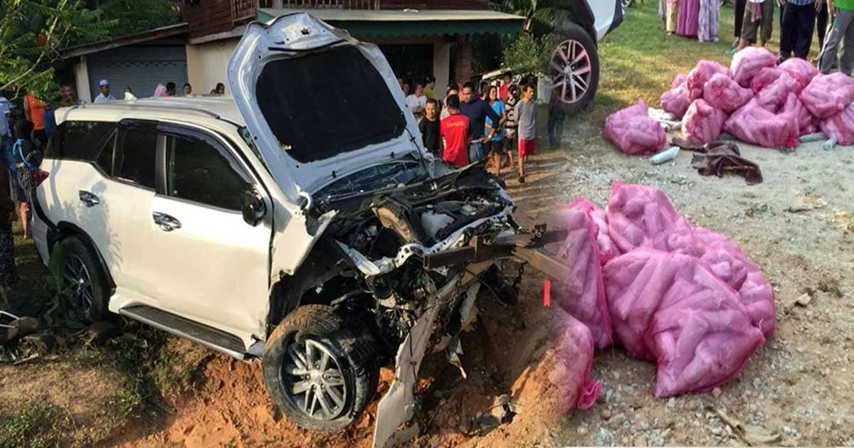 หนุ่มขนใบกระท่อม ซิ่งฟอร์จูนเนอร์ชนคนแก่ดับ คนขับเจ็บหนักสุดท้ายไม่รอด