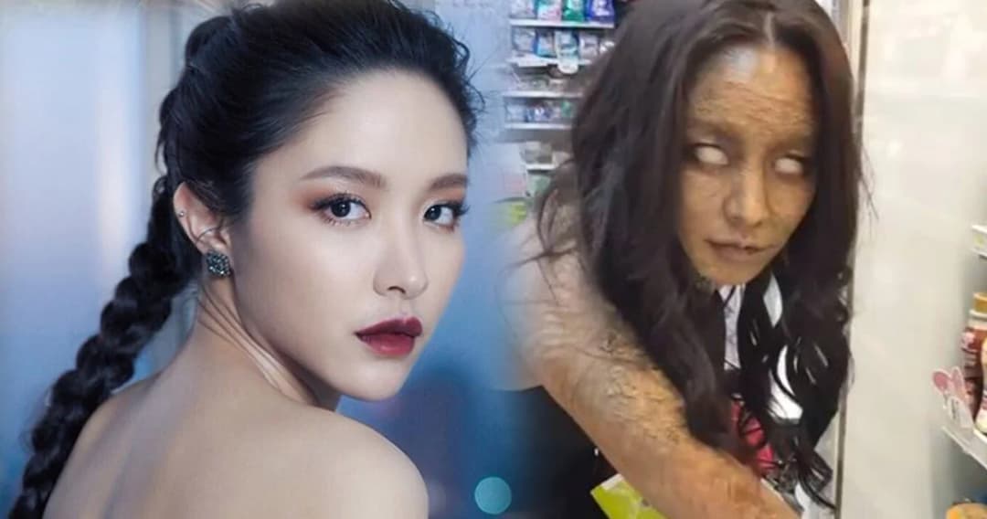 ใจมาก ! “น้ำชา ชีรณัฐ” แต่งผี ซื้อของร้านสะดวกซื้อ