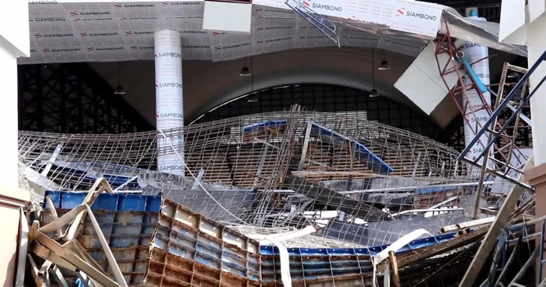 ผู้รับเหมาประมาททำอาคาร 2 ชั้น อบจ.ตราดถล่ม เตรียมดำเนินคดีตาม กม.