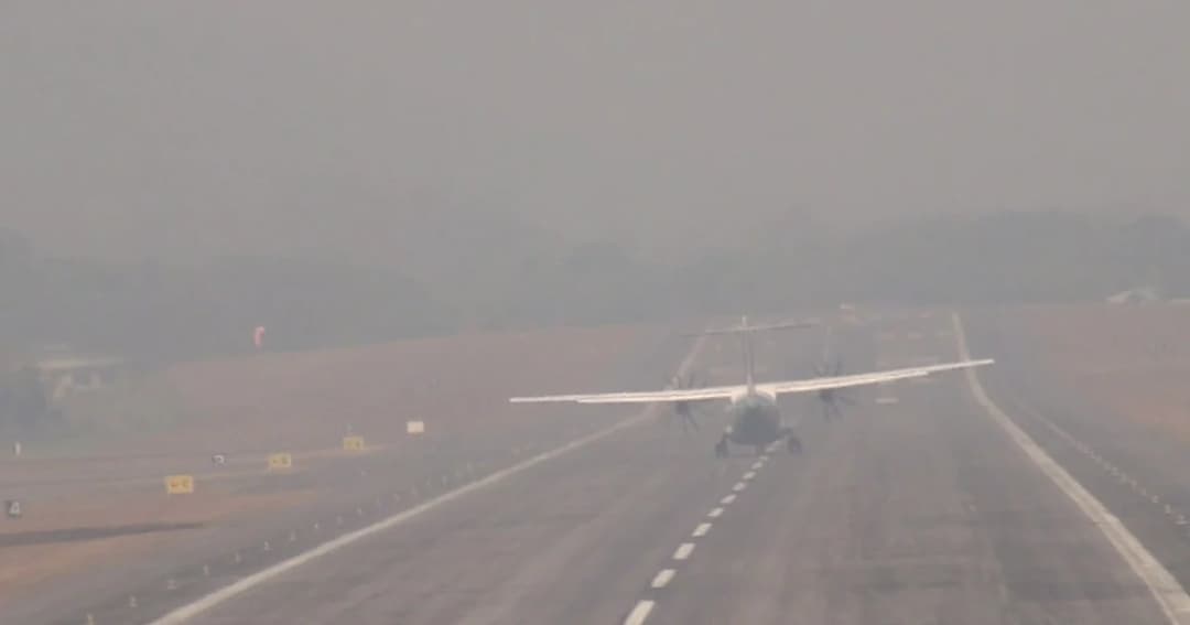 ควันไฟป่าที่ “แม่ฮ่องสอน” ใกล้วิกฤติ