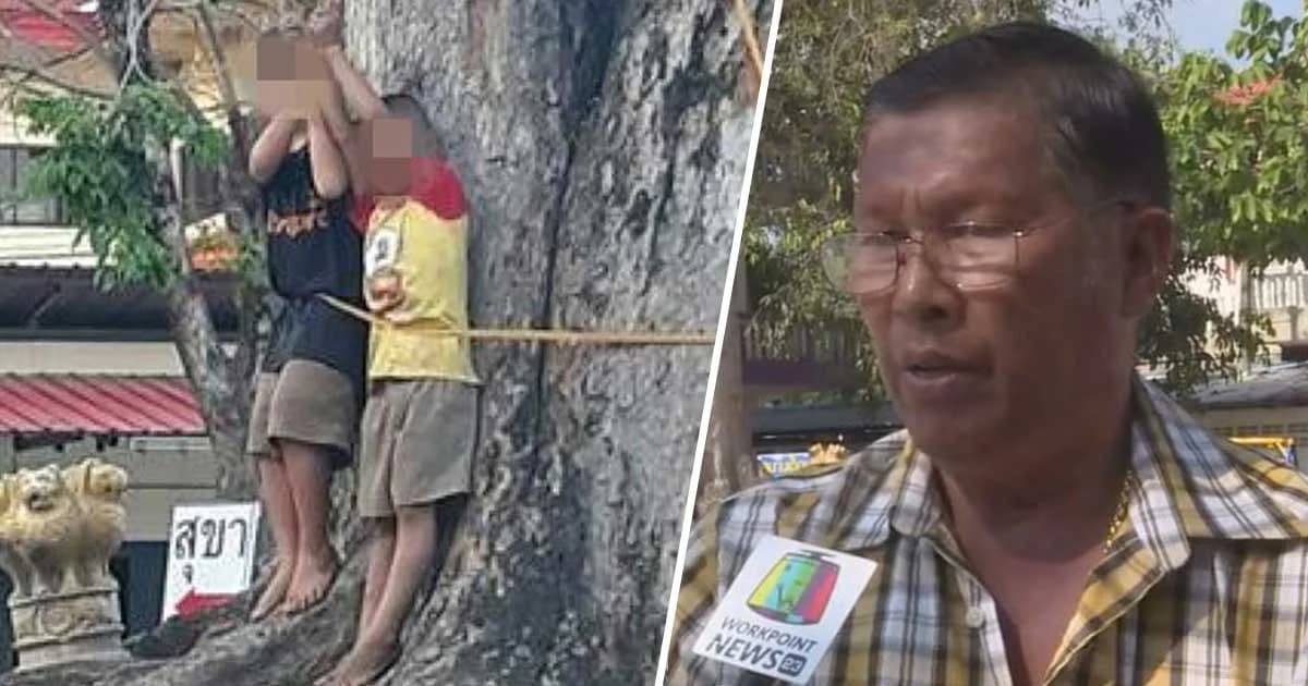 ชาย “ขึงต้นไม้ – ตีเด็ก ขโมยเงิน 200” เผย อยากสั่งสอน ต้องการให้เด็กได้ดี