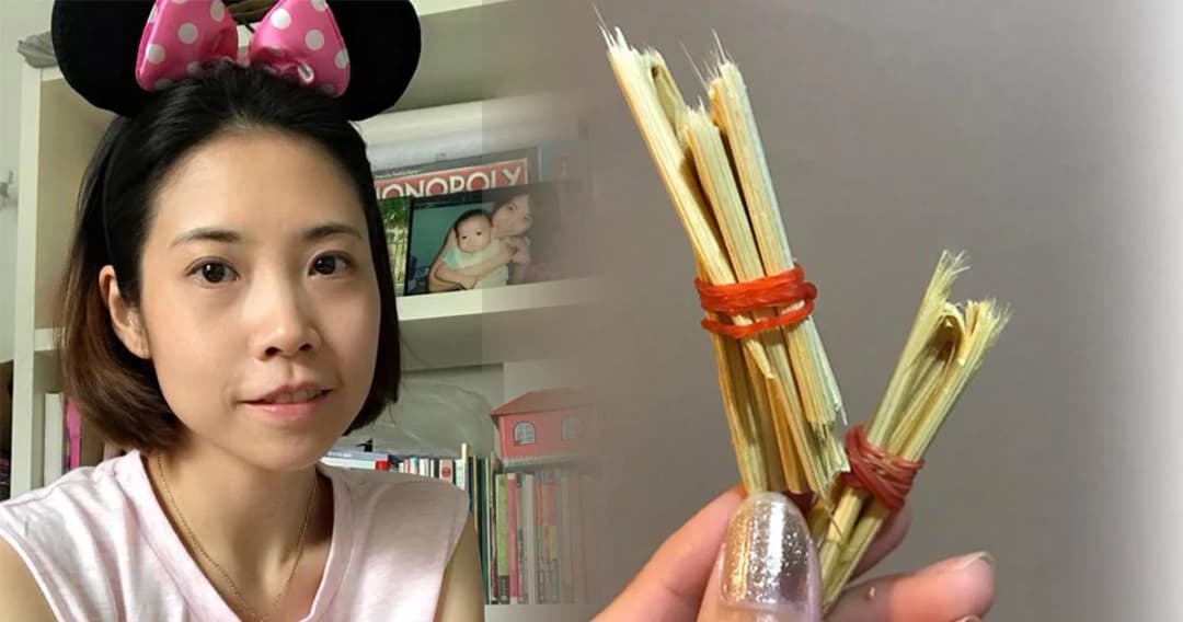 ทุกคนต้องช่วยกัน! สาวแชร์ไอเดีย หักไม้ลูกชิ้นก่อนทิ้งขยะ