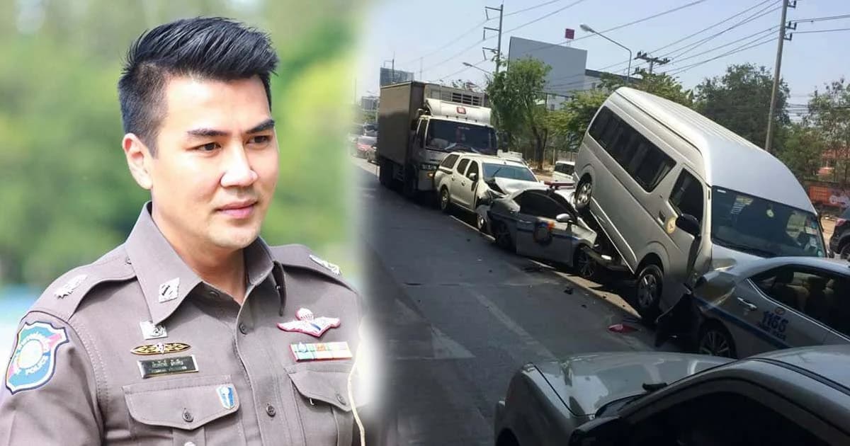 ‘สารวัตรโจ้’ อาการปลอดภัยแล้ว หลังถูกรถชนขณะติดไฟแดงที่นครปฐม