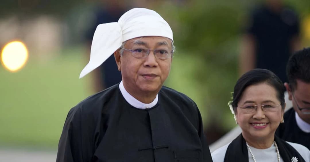 “ถิ่น จอ” ประกาศลาออกจากตำแหน่ง ประธานาธิบดีเมียนมา