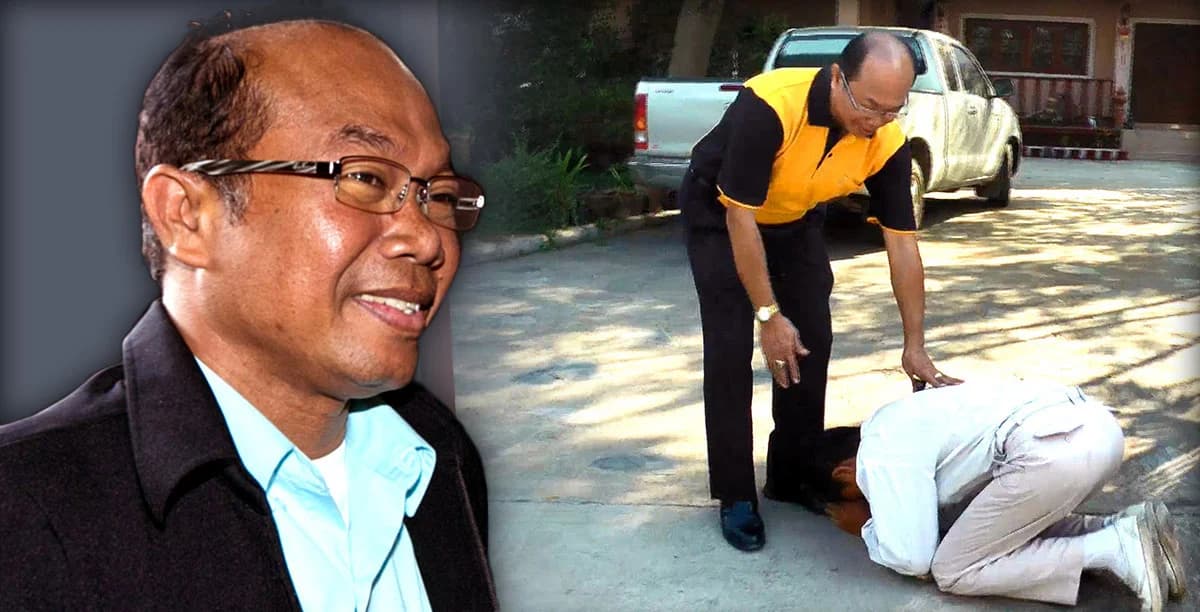 ครูปรีชา งง ! หนุ่มอ้างเป็นนักปฏิบัติธรรม บุกกราบเท้า ขอให้สงบศึกหวย 30 ล้าน