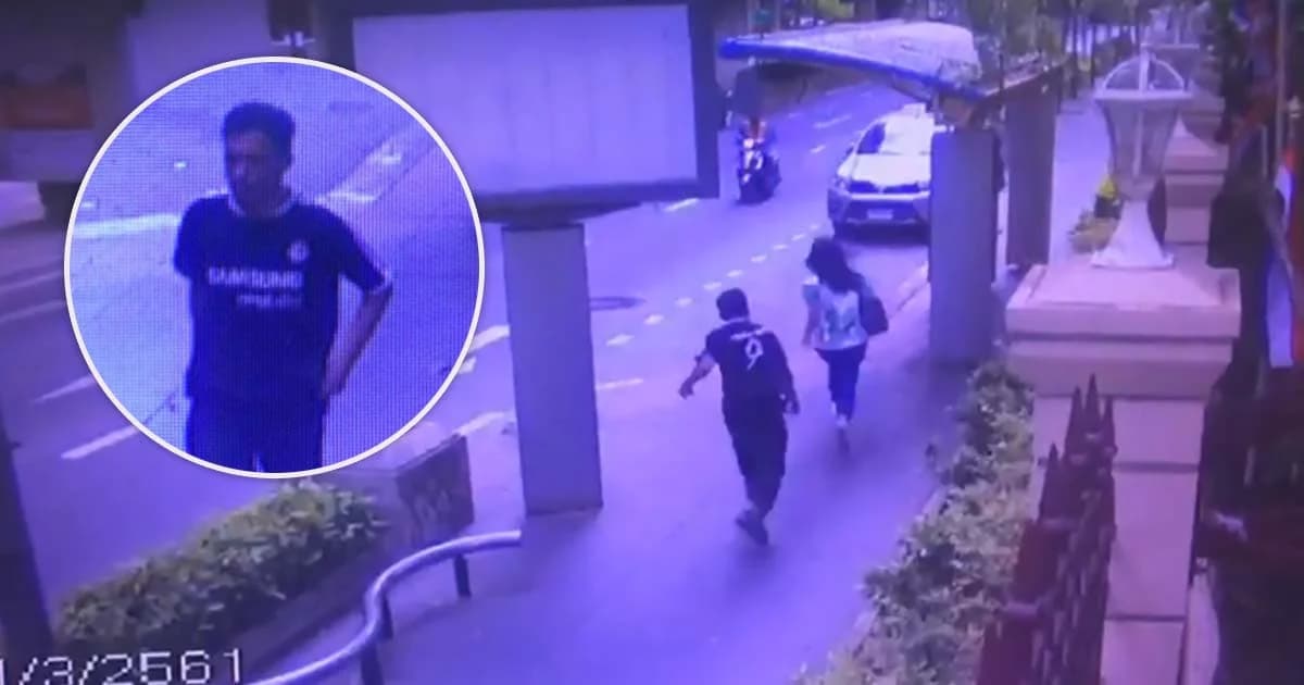 เปิดภาพวงจรปิด เตือนภัยชายดักตีหัวนักศึกษาสาว หน้าสตช. !