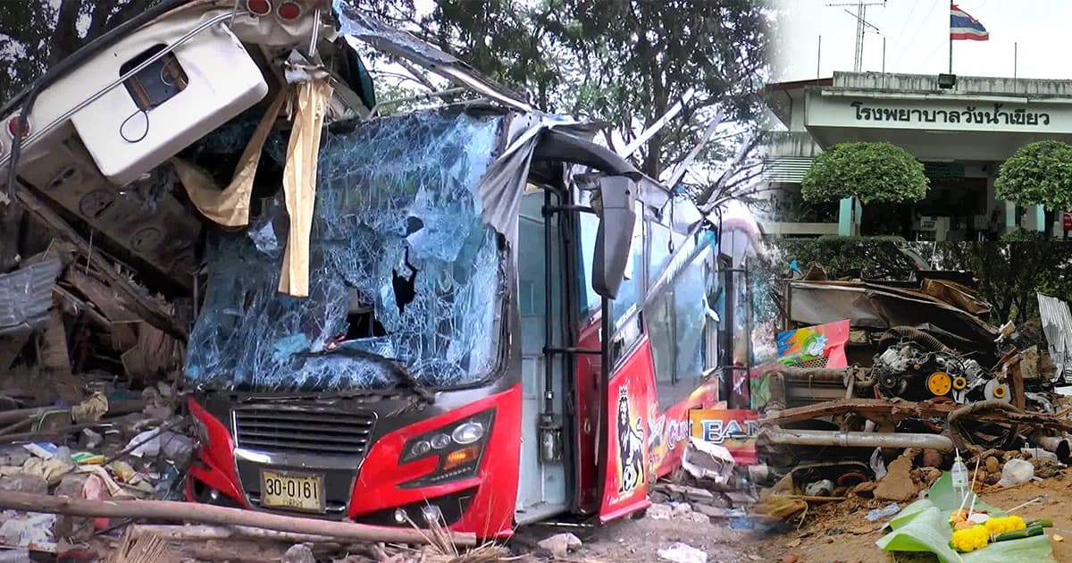 ผู้ว่าฯโคราช สั่งตั้งวอร์รูมช่วยเหลือญาติ18 เหยื่อบัสมรณะทยอยรับศพ