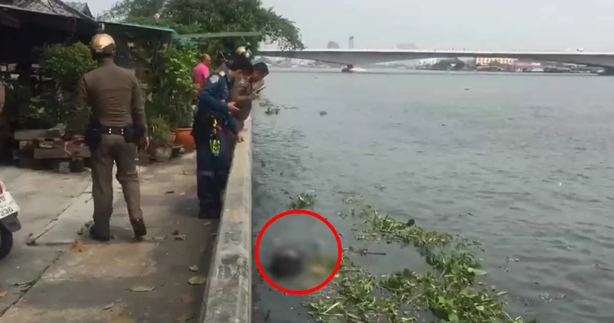 พบศพชายวัย 37 ปี ลอยแม่น้ำเจ้าพระยา