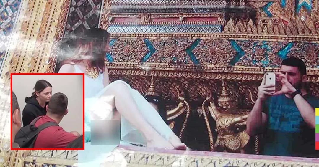 จับปรับ นนท. ฉาว ถ่ายภาพบนกำแพงอุโบสถวัดพระแก้ว