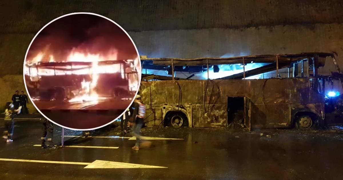 ไฟไหม้บัสขนแรงงานต่างด้าว อ.แม่สอด ย่างสด 20 ศพ