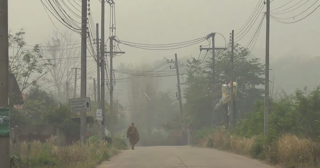 วิกฤต ‘แม่ฮ่องสอน’ ฝุ่นควันพุ่งสูง-กระทบเที่ยวบิน