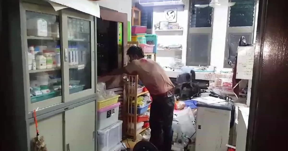 หนุ่มคลั่ง! บุกทุบทำลายของในสถาบันวิทยาศาสตร์ทางทะเลบางแสน