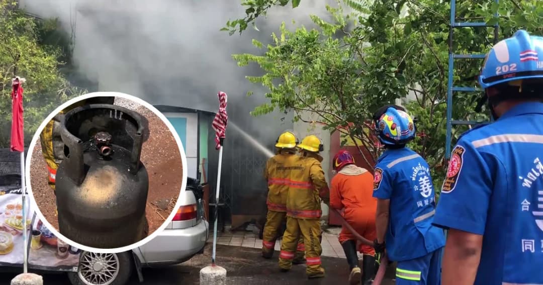 ไฟไหม้หอพัก 4 ชั้น กลางเมืองหาดใหญ่ คาดเหตุจากแก๊สรั่ว
