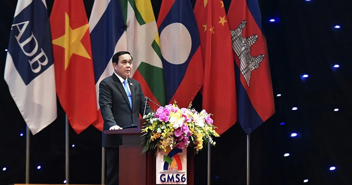 นายกฯ ถกสุดยอดผู้นำฯ อนุลุ่มน้ำโขง แถลงร่วมบูรณาการพัฒนาระเบียงเศรษฐกิจ