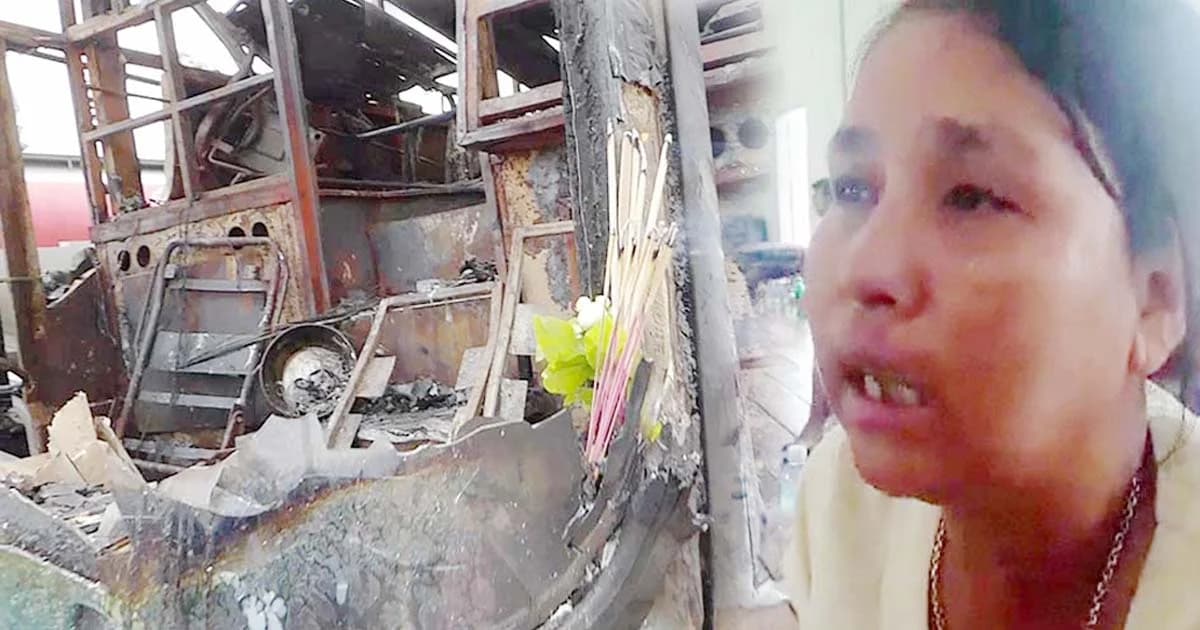 ญาติแรงงานเมียนมาเดินทางมารอรับศพ ที่ จ.เมียวดี