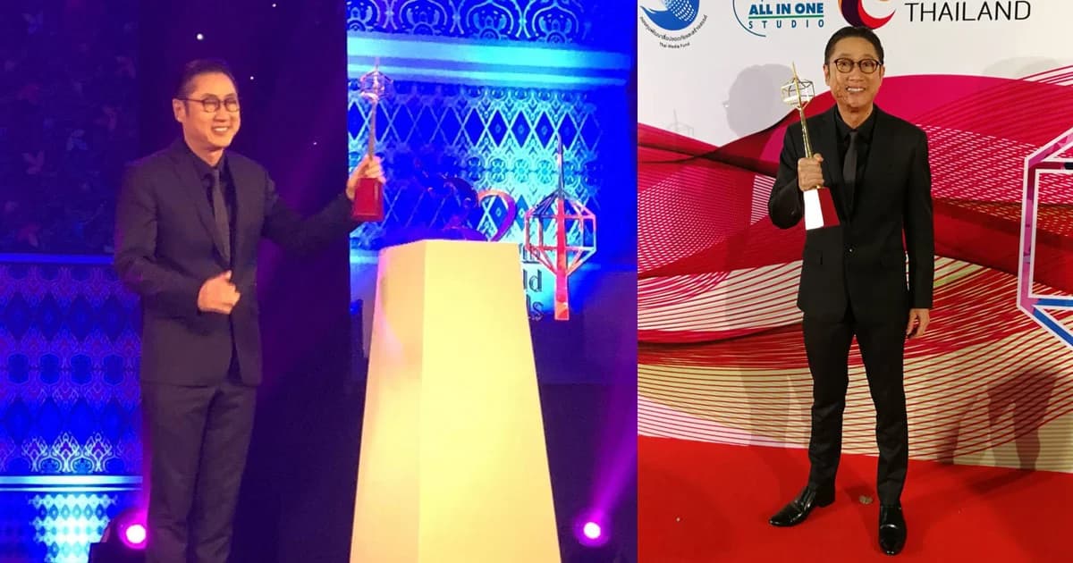 “ปัญญา นิรันดร์กุล” รับรางวัลเกียรติยศคนทีวี ในงานประกาศรางวัลโทรทัศน์ทองคำ ครั้งที่ 32