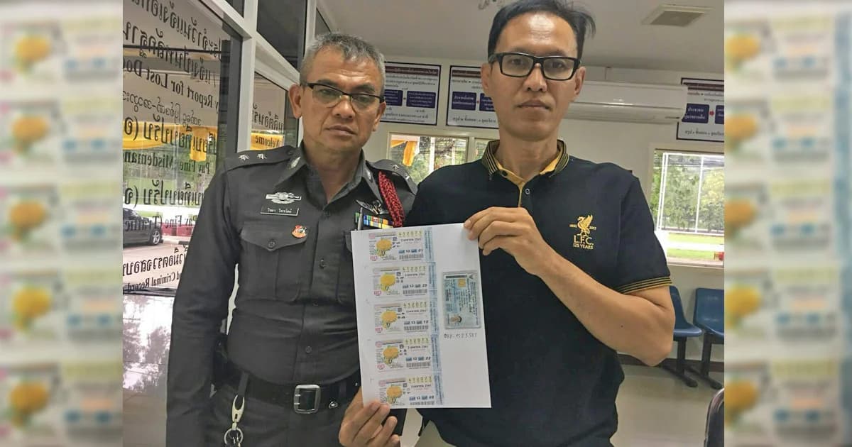 อีกแล้ว ! หนุ่มเมืองกาญจน์ดวงเฮง ถูกลอตเตอรี่ 30 ล้าน ลงบันทึกประจำวันเรียบร้อย